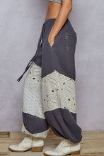 Load image into Gallery viewer, Pile-On Details Eyelet Pants