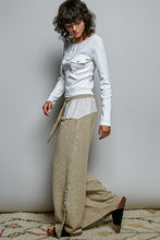 Load image into Gallery viewer, Half Lace Draped Pants