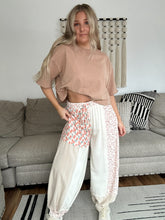 Load image into Gallery viewer, Stamped in Floral Joggers