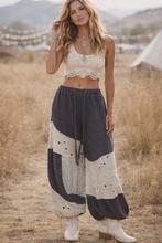 Load image into Gallery viewer, Pile-On Details Eyelet Pants