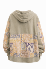 Load image into Gallery viewer, Sunfaded Kantha Zip Hoodie