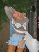 Load image into Gallery viewer, Garden Keepsake Crochet Top