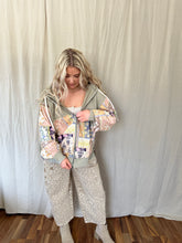 Load image into Gallery viewer, Sunfaded Kantha Zip Hoodie
