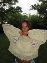 Load image into Gallery viewer, Garden Keepsake Crochet Top