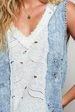 Load image into Gallery viewer, Threaded in Time Denim Tunic
