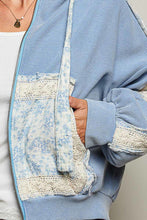 Load image into Gallery viewer, Blue Skies Patchwork Hoodie
