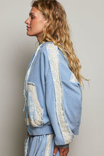 Load image into Gallery viewer, Blue Skies Patchwork Hoodie
