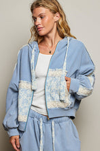 Load image into Gallery viewer, Blue Skies Patchwork Hoodie
