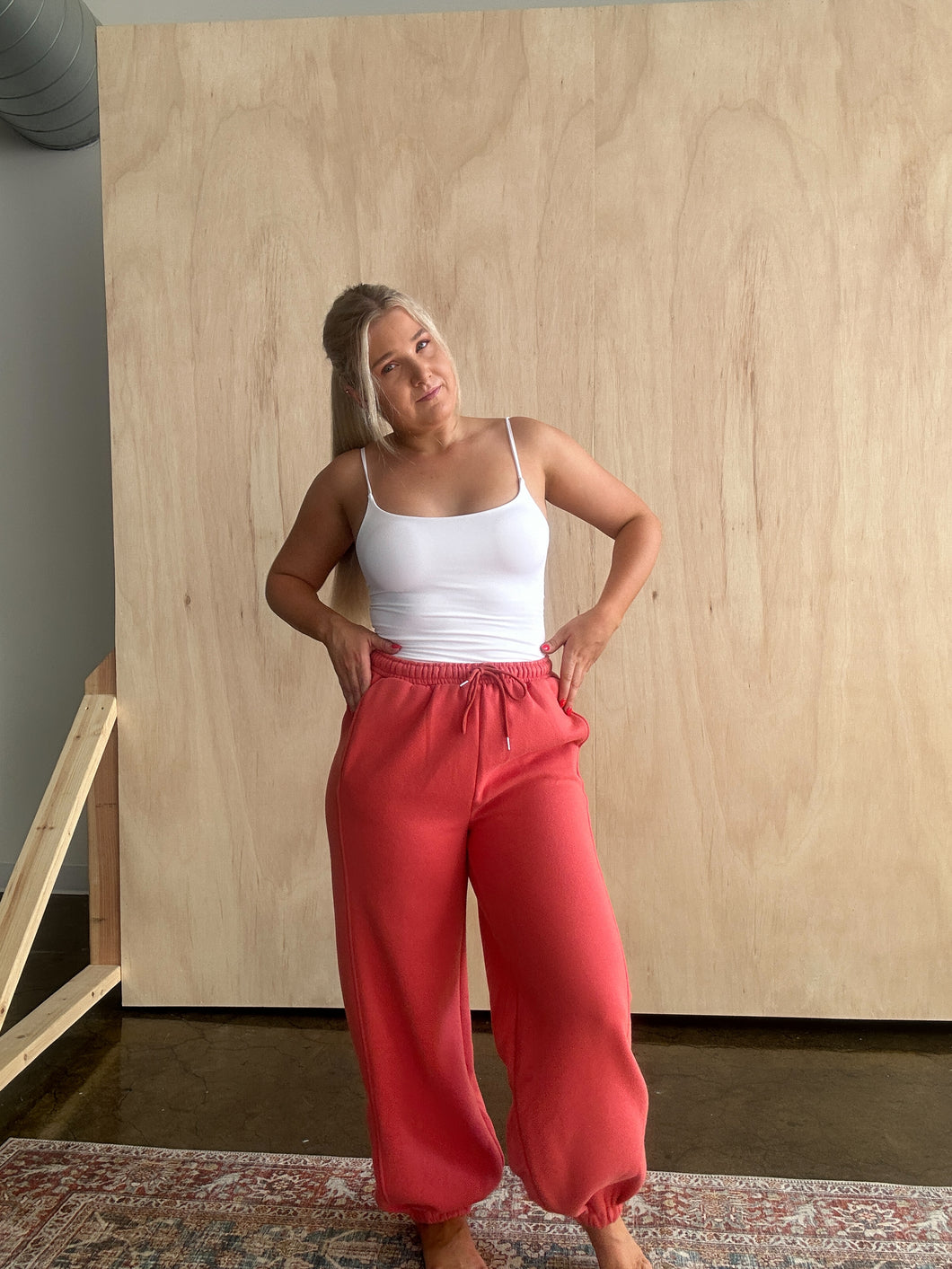 Pink Cherry Sweatpants