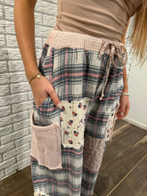 Load image into Gallery viewer, Berry Bright Patchwork Joggers
