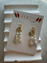 Load image into Gallery viewer, 14K Gold-Plated Freshwater Pearl Earrings

