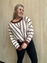 Load image into Gallery viewer, Veered Lines Lightweight Sweater
