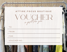 Load image into Gallery viewer, Attire Focus Boutique Gift Card
