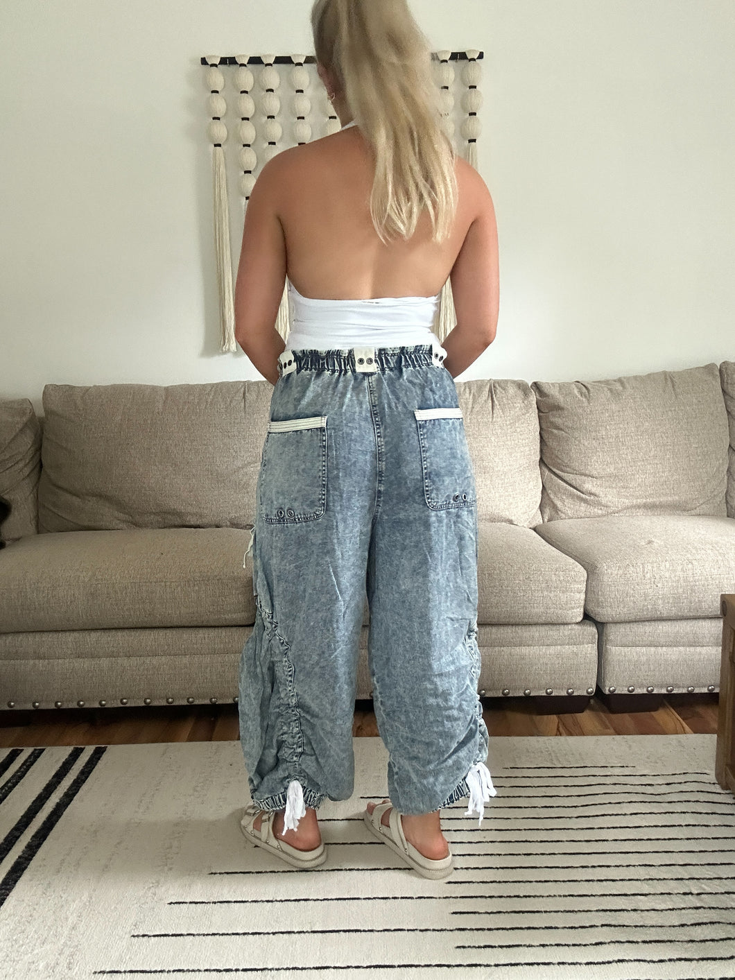 Twist & Tie Utility Pants