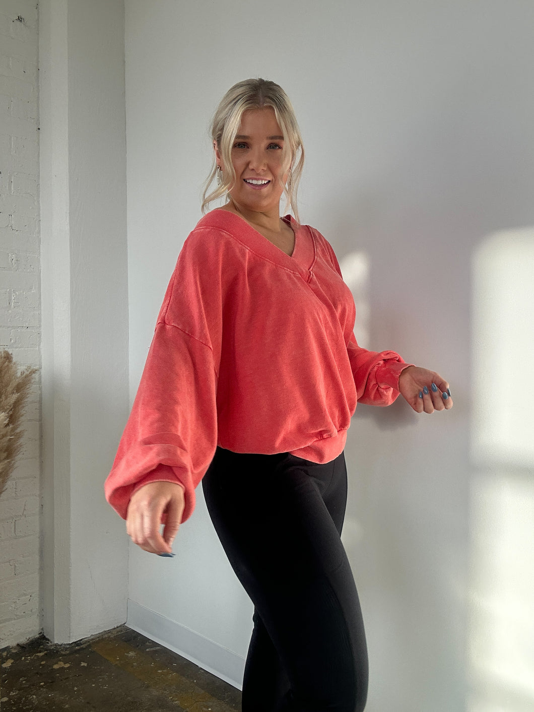 Hot Shot off the Shoulder Sweatshirt