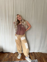 Load image into Gallery viewer, Harvest at Heart Patchwork Joggers
