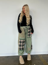 Load image into Gallery viewer, Framed Plaid Joggers
