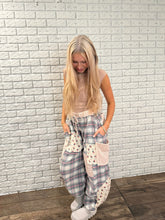 Load image into Gallery viewer, Berry Bright Patchwork Joggers
