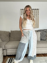Load image into Gallery viewer, Stamped in Floral Joggers
