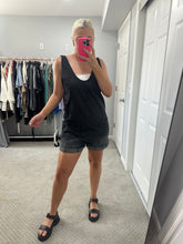 Load image into Gallery viewer, Folded Hem Overall Romper
