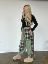 Load image into Gallery viewer, Framed Plaid Joggers
