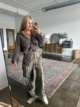 Load image into Gallery viewer, Something In Plaid Color Block Pants
