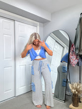 Load image into Gallery viewer, Strides and Stripes Wide Leg Pants
