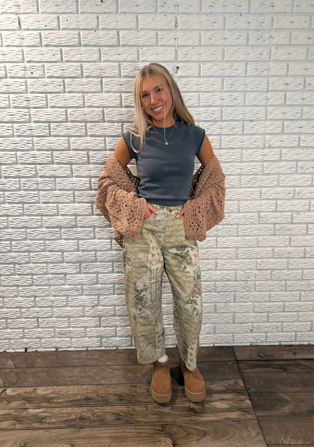 Honeycomb Knit Cardi