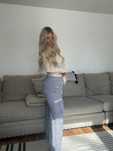 Load image into Gallery viewer, Stripes &amp; Stitches Wide Leg Pants
