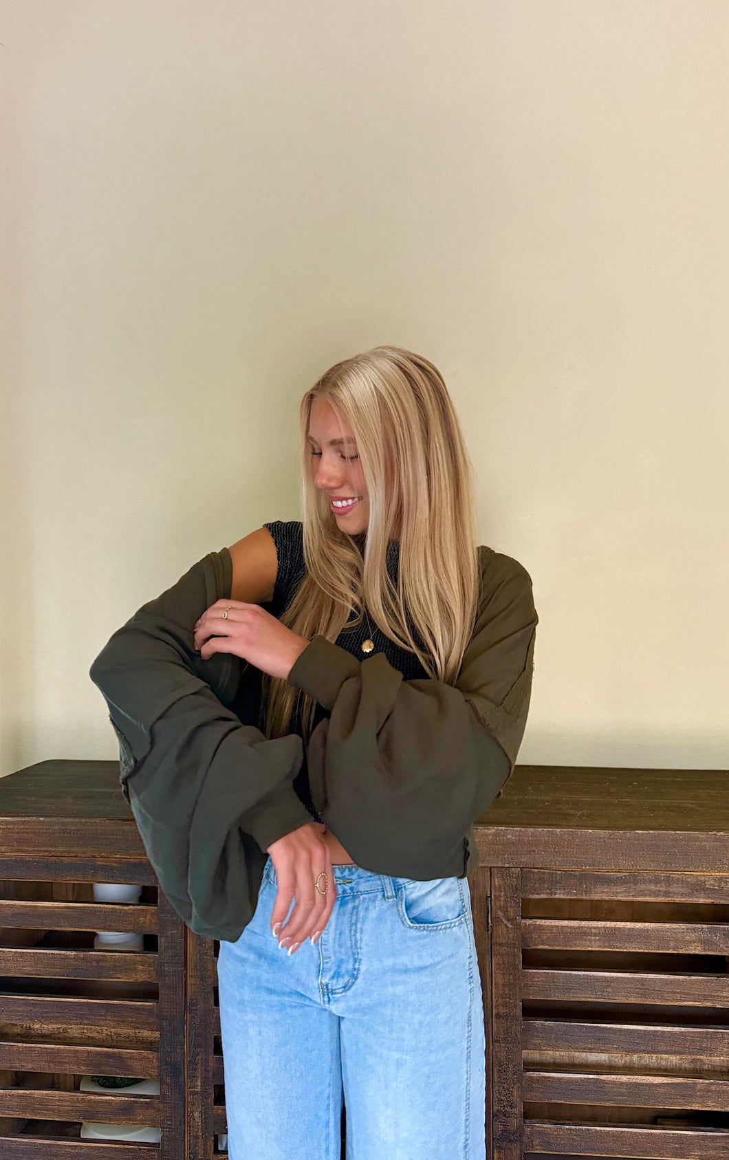Open Range Shrug (Jungle Green)