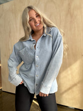 Load image into Gallery viewer, Just This Once Denim Button Down
