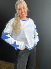 Load image into Gallery viewer, Cowboys Star Long Sleeve Top
