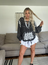 Load image into Gallery viewer, Undone &amp; Laced Jean Hoodie
