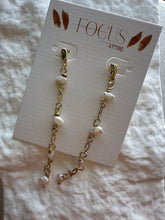 Load image into Gallery viewer, 14K Gold-Plated Freshwater Pearl Earrings

