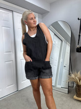 Load image into Gallery viewer, Folded Hem Overall Romper
