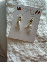 Load image into Gallery viewer, 14K Gold-Plated Freshwater Pearl Earrings
