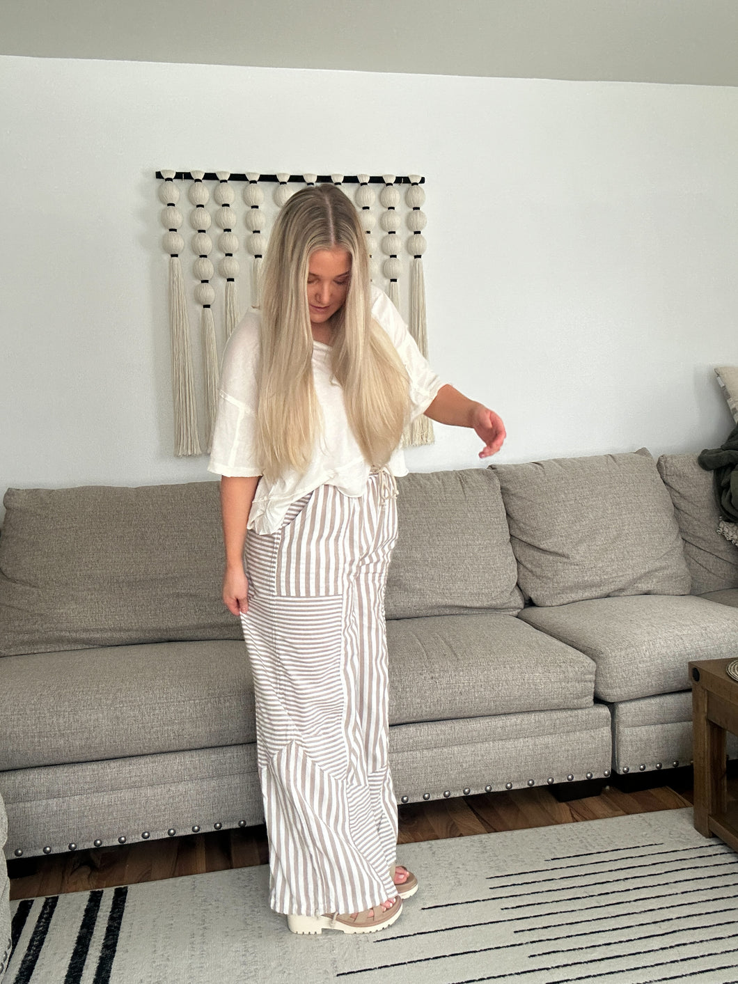 Crosscurrent Stripe Adjustable Pants