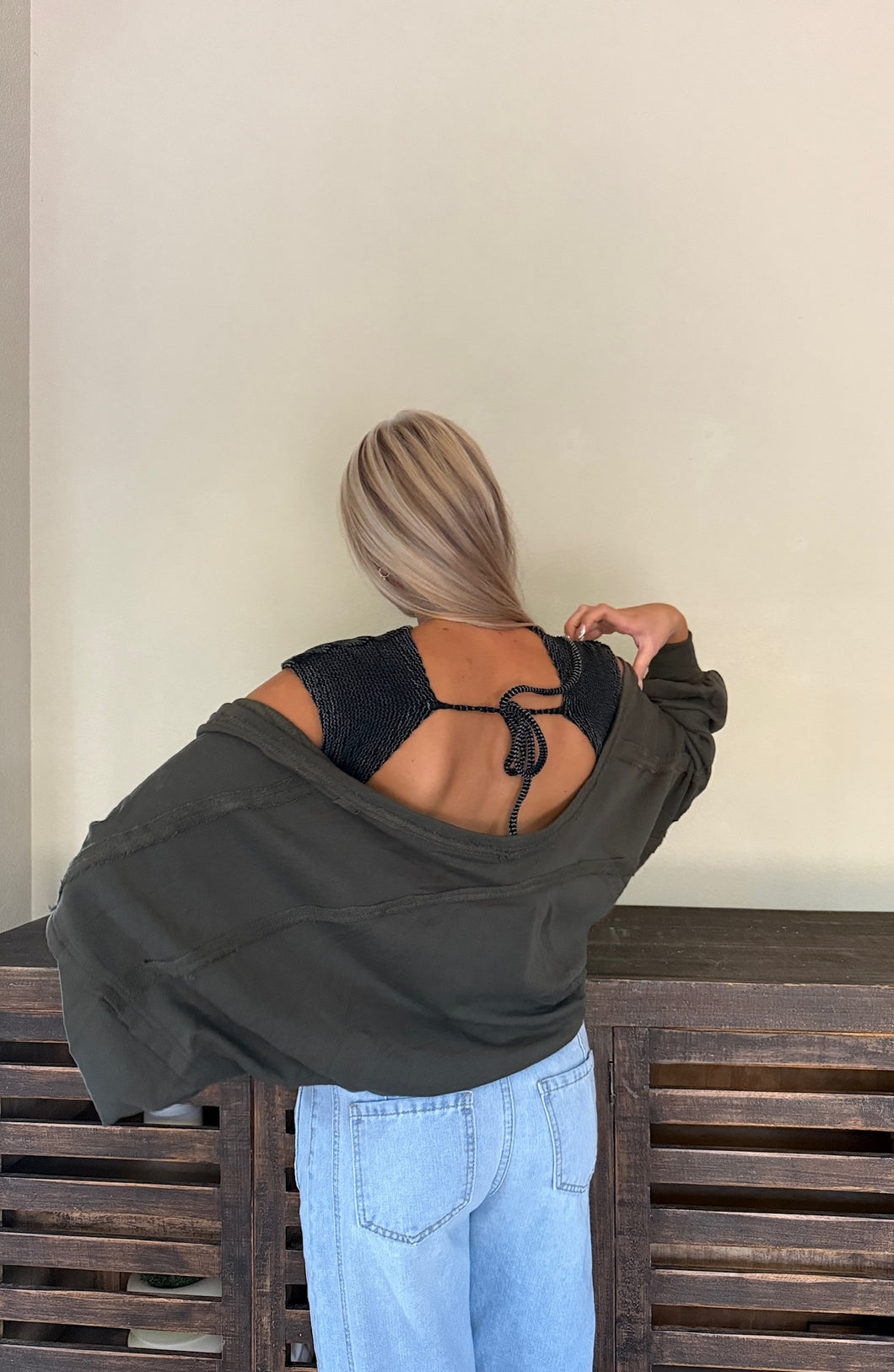 Open Range Shrug (Jungle Green)