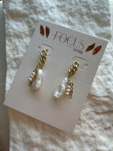 Load image into Gallery viewer, 14K Gold-Plated Freshwater Pearl Earrings
