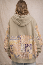 Load image into Gallery viewer, Sunfaded Kantha Zip Hoodie
