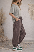 Load image into Gallery viewer, Roadtrip Ready Twill Joggers
