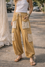 Load image into Gallery viewer, Harvest at Heart Patchwork Joggers
