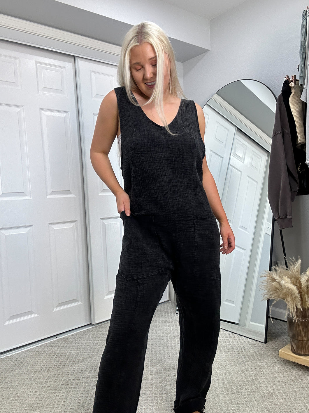 Endless Gauze Adjustable Jumpsuit