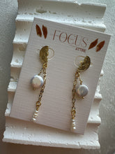 Load image into Gallery viewer, 14K Gold-Plated Freshwater Pearl Earrings
