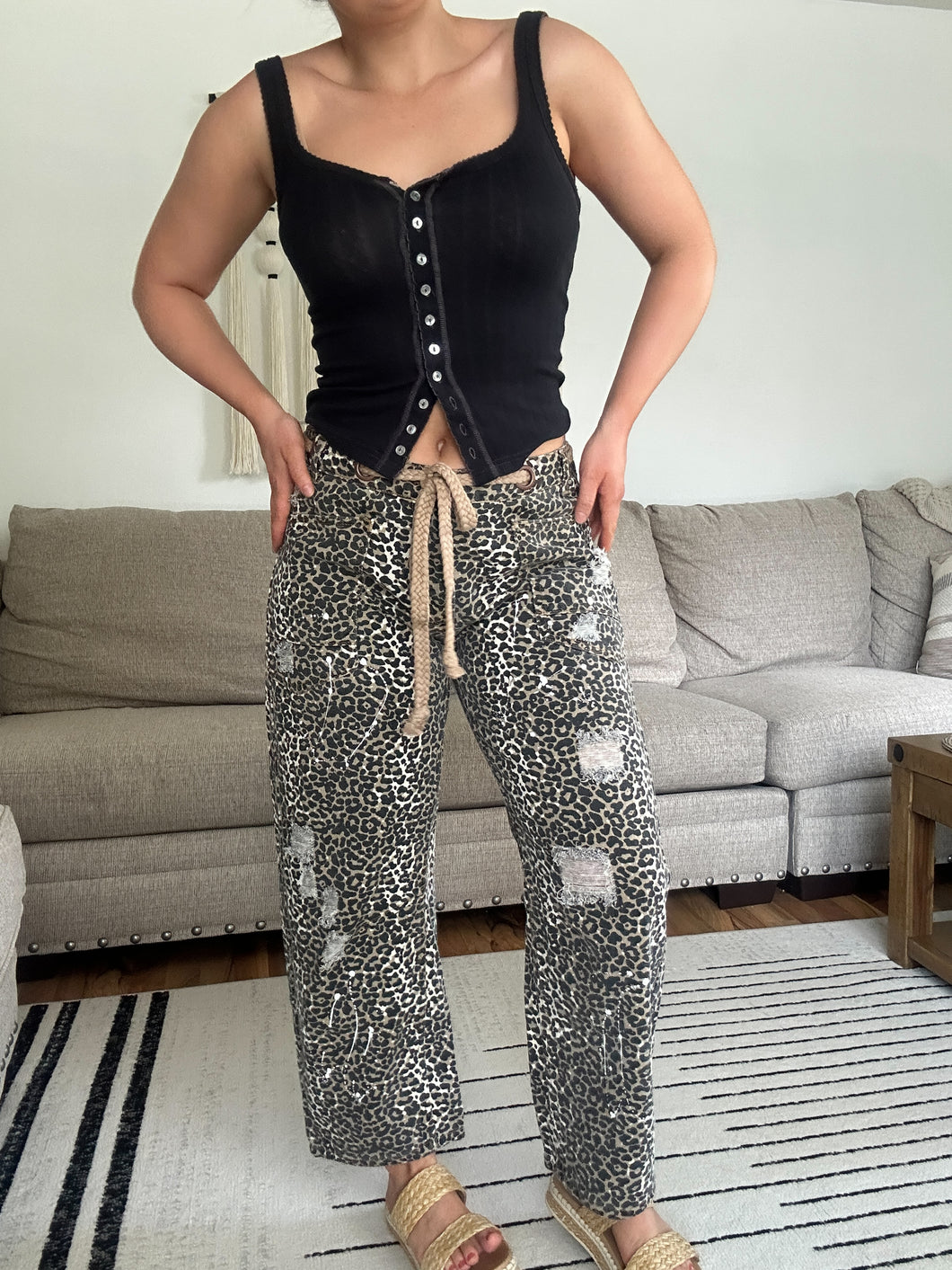 Frayed Instincts Pants