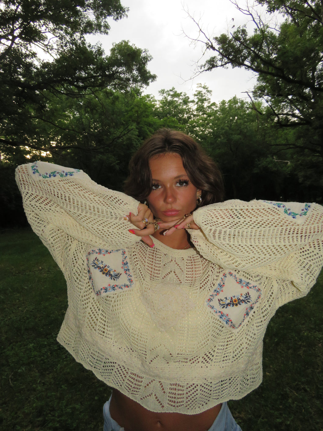 Garden Keepsake Crochet Top