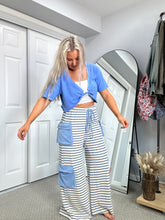 Load image into Gallery viewer, Strides and Stripes Wide Leg Pants
