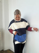 Load image into Gallery viewer, Rough Play Color Stripe Sweatshirt
