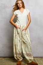 Load image into Gallery viewer, Antique Script Garden Pants

