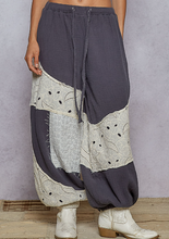 Load image into Gallery viewer, Pile-On Details Eyelet Pants
